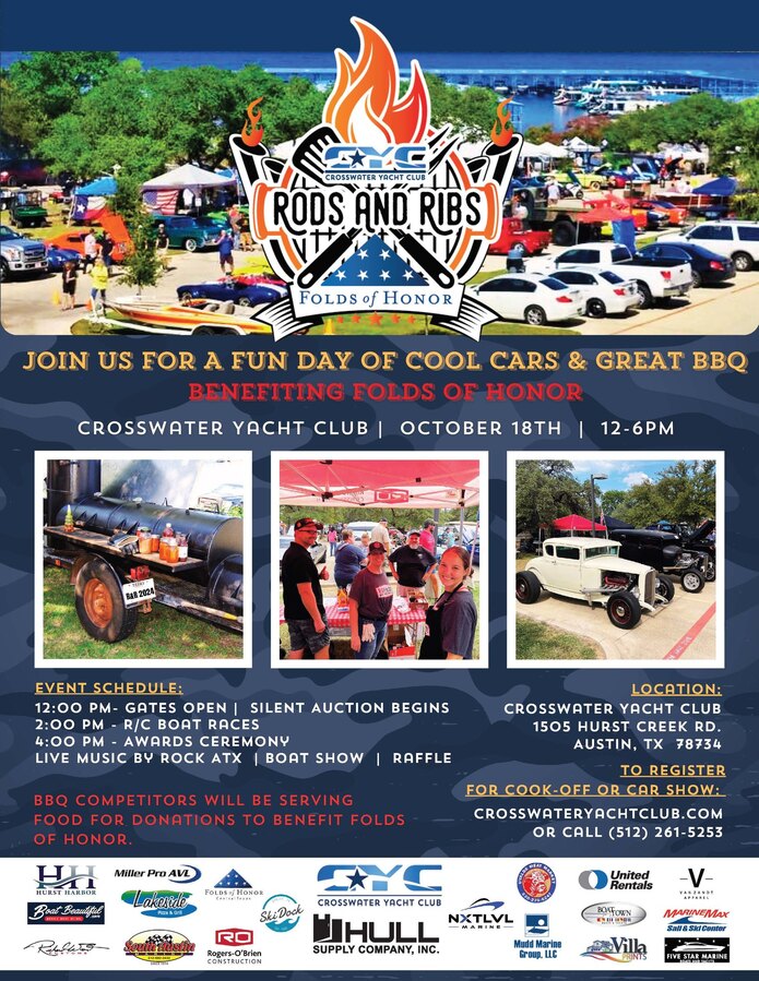 Rods and Ribs at Crosswater Yacht Club