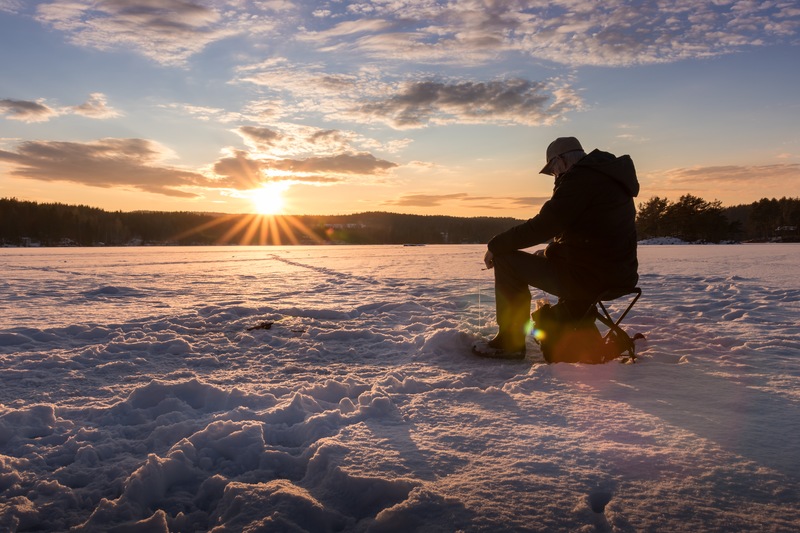 Does Santa Go Ice Fishing?